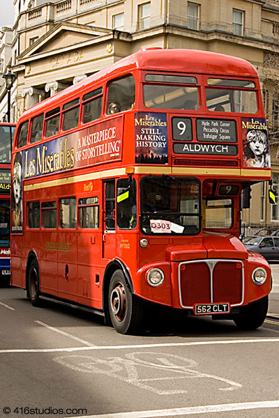 Old Routemaster Bus Central London Bus